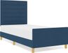 vidaXL Bedframe met hoofdeinde Blauw Stof 80 x 200 cm