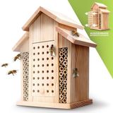 Merkloos Bijenhotel - Bijenhuis - Insectenhotel - Insecten - Zomer - Must have voor in uw tuin!