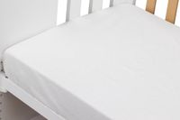 Interbaby Hoeslaken 120 x 60 cm Katoen Wit