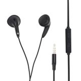 In-ear hoofdtelefoon, zwart, met ruisonderdrukking, 1 kabel