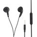 In-ear hoofdtelefoon, zwart, met ruisonderdrukking, 1 kabel