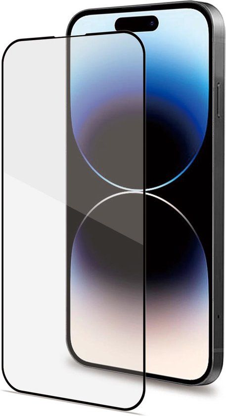 Celly Telefoonhoesje doorzichtig geschikt voor Apple iPhone 15 Pro hoesje Transparant Met Screenprotector Beschermglas