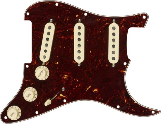 Fender Pre-Wired Strat PG Tex-Mex SSS Tortoise Shell