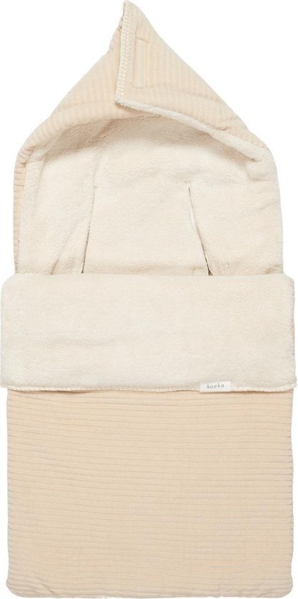 Koeka Vik Teddy Voetenzak Sand beige