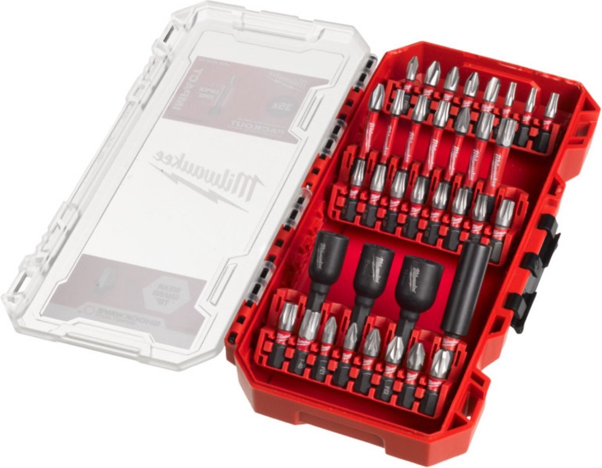 Milwaukee Accessoires Shockwave™ Impact Duty Schroefbit set 35-delig - 4932492003