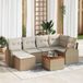 Prolenta Maison Exclusive - Set van 7 tuinbankkussens, beige, van polyrotan