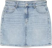 Vero Moda JUPE EN JEAN COURTE VMTESSA HR - Bleu clair - XS