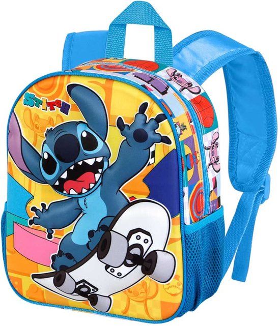 4KidsOnly Karactermania Lilo & Stitch 3D-schoolrugzak Blauw