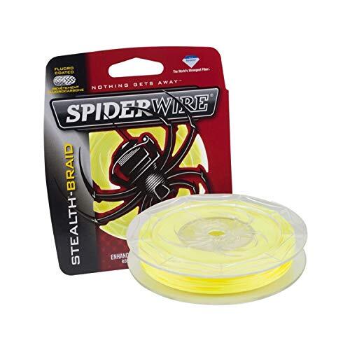 Spiderwire SpiderWire Stealth® Superline Vislijn, zeer zichtbaar, geel, 9 kg, 182 m, geschikt voor zoet- en zoutwateromgevingen