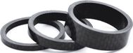 Ergotec Balhoofd spacerset 1-1/8\" (ø28.6) 3-delig 3/5/10mm Carbon - Zwart