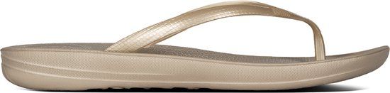 FitFlop Iqushion Ergonomic Flip-Flops TPU Dames Slippers - Gold