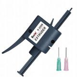 Rosfix Flux Spuitpistool K-2208 Set - Precieze Plunjer - 2×1,3mm Naalden, 135mm
