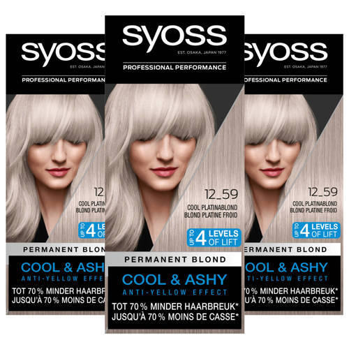 Syoss Syoss haarkleuring - voordeelverpakking - 12-59 Koel Blond