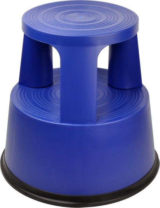 DESQ Opstapkruk - Blauw - Kunststof - 42,6 cm