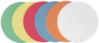 FRANKEN moderatiekaarten rond, diameter 95 mm, gekleurd assortiment