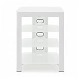 AVCOM rack Hi-fi, blanc mat