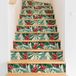 Ambiance Sticker Zelfklevende stickers voor traptreden en stootborden - TROPICALE SANTA BRIGIDA - 2 stroken van 13,5 x 94,5 cm