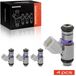 VW Injectiepomp - Injecteur d'essence pour VW Polo 6N2, Golf, Skoda Octavia - 2 broches - 47,1 mm longueur - Avec joint torique - OEM 036906031AH IWP196