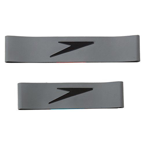 Speedo Unisex Zwemmen Training Siliconen Bands - Zwart, One Size