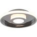 Plafonnier BES LED Trion Asmaya - 28W - Blanc Chaud - Dimmable - IP44 - Chrome