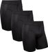 DANISH ENDURANCE Boxershorts de sport Homme - Extra Long - Boxershorts de sport - 3 pack - Noir - Taille XXL
