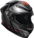 AGV K6 S Karve Mat Zwart Grijs Rood Integraalhelm Maat XS