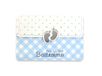 Wenskaart LINA OFFICINE GRAFICHE CREATIVE Wenskaart voor de doop voor kinderen, cadeau, doop, vader moederrina, inclusief envelop, magneetsluiting, 11,5 x 16,5 cm