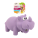 AFP Reginald the Rhino - Hondenspeelgoed - ZooTex - Latex hondenspeeltje - Met knorgeluid - S - Nijlpaard