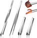 Unyqoos® Set de quatre pinces de cuisine polyvalentes pour la cuisson et le barbecue