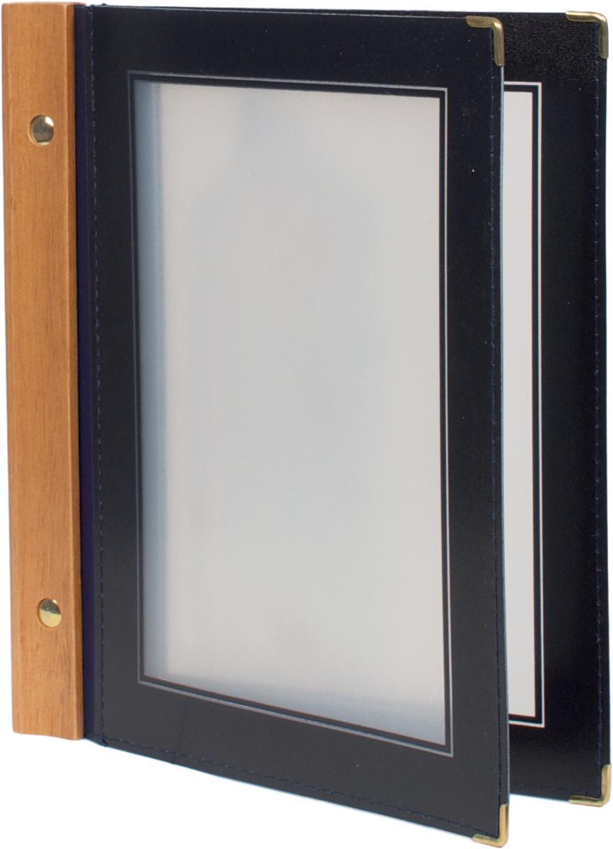 Securit Menukaart a 4 1 delig voor 2 pagina s transparant