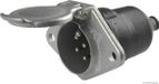 HERTH+BUSS ELPARTS STECKD 7POL 24V Aluminium Schraubanschluss M STIFT
