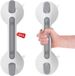 San Marque PromoHome® 2 Stuks 12 inch Handgrepen voor Senioren, Douchegreep Zonder Boren, Handgrepen voor Badkamer, Handgreep met Zuignap