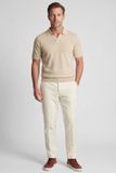 Baileys Shell 615784 825 Heren Polo Korte Mouw Katoen Effen Regular Fit Beige XXL