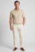 Baileys Shell 615784 825 Heren Polo Korte Mouw Katoen Effen Regular Fit Beige XXL