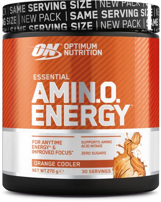 Optimum Nutrition Essential Amino Energy - Orange - Pre Workout - BCAA & EAA Aminozuren - 270 gram (30 doseringen)