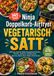 Ninja Doppelkorb-Airfryer vegetarisch satt