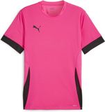 Puma Teamgoal Matchday Shirt Korte Mouw Kinderen - Fluo Roze / Zwart