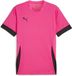 Puma Teamgoal Matchday Shirt Korte Mouw Kinderen - Fluo Roze / Zwart