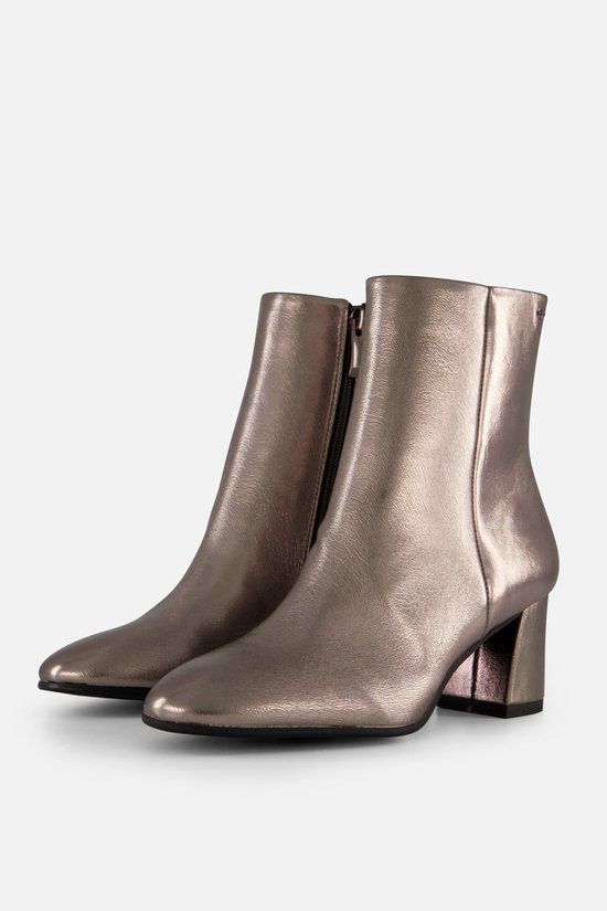 Tamaris Enkellaarsjes - Zilver - Maat 37 - Dames - 196619