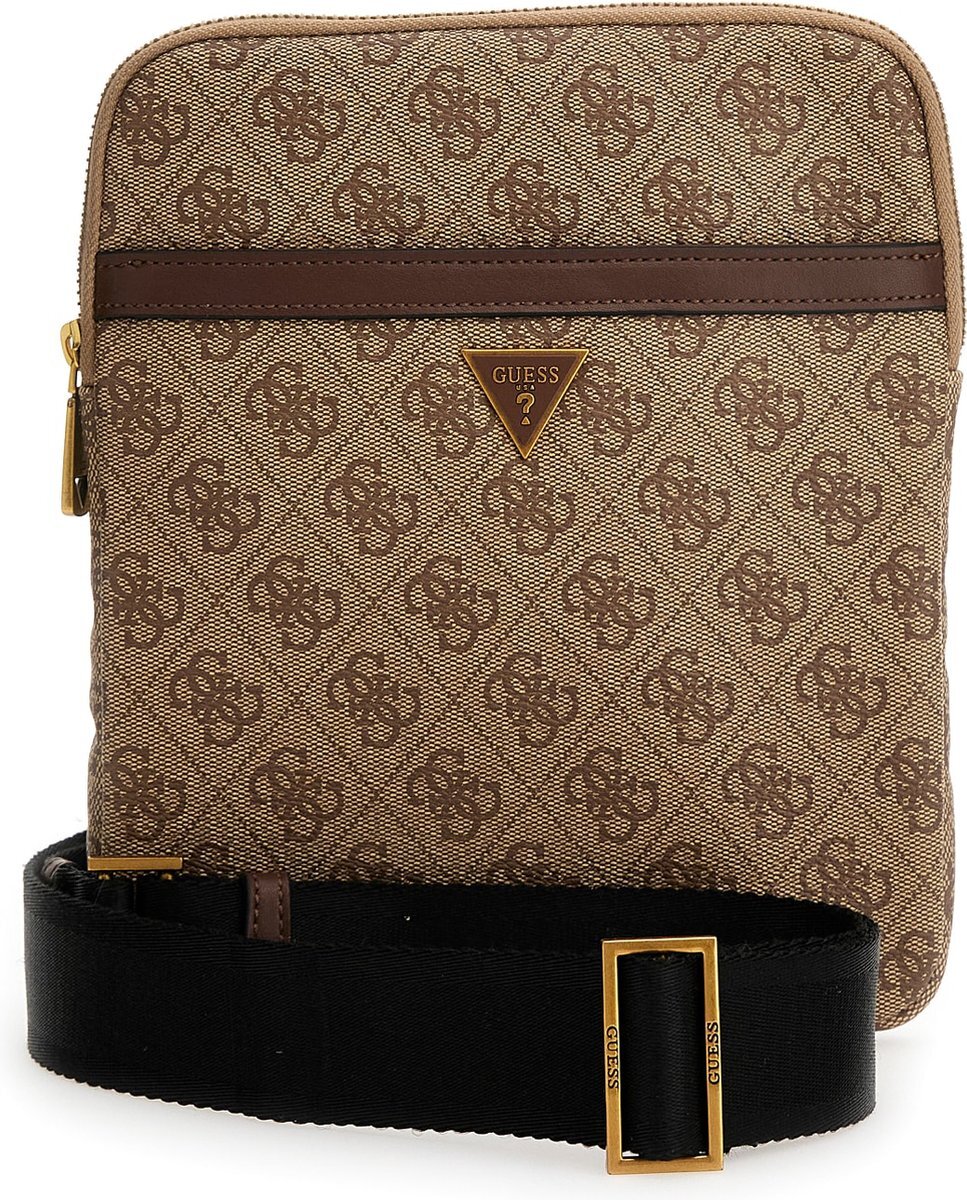 Guess Vezzola Smart Crossbody Heren Schoudertas - Beige Brown