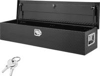 Vevor Gereedschapskist voor Vrachtwagenbed, Aluminium, Zwart, 1219 x 381 x 381 mm