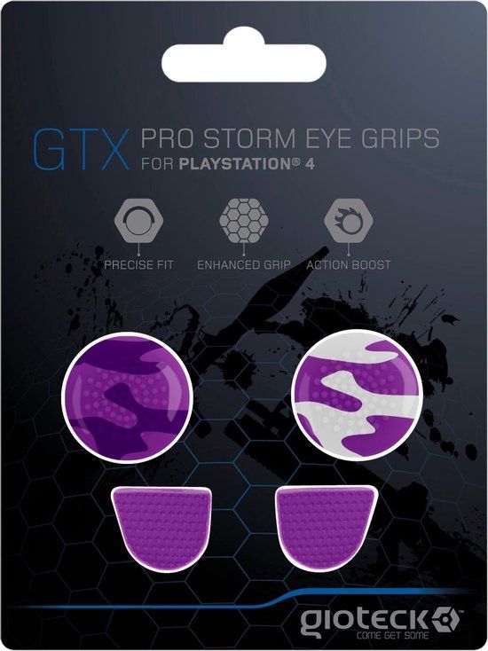 Gioteck GTX Pro Storm Eye Grips - PS4 - Purple