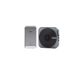 DistinQ Sonnette sans fil - Noir - 1 haut-parleur - LED