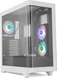 NOX Hummer ETHER Midi Tower Zwart, Wit
