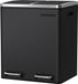 Bol Pedaalemmer Darko 2x15L - Poubelle - Inox - Séparation en 2 parties - Noir - 41 x 47 x 36 cm