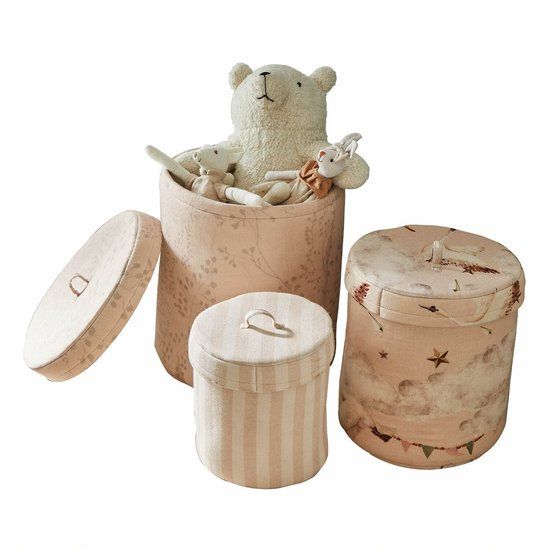 LOBERON Box set van 3 Bellise crème/roze
