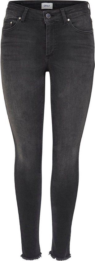 ONLY ONLBLUSH MID ANK RW REA1099 Dames Jeans - Zwart - Maat L X L32