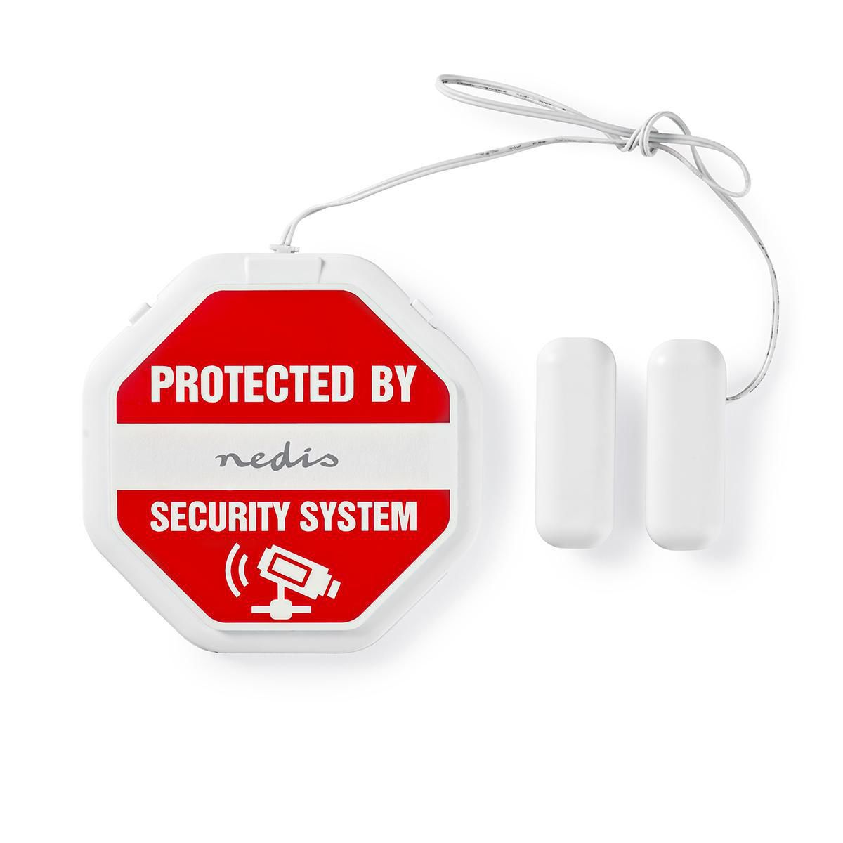 Nedis ALRMGBD20WT Draadloos Deur/Raam Alarm - 85dB - Wit