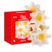dekora Eetbare taartbloemen, margriet, 10 stuks waferbloemen Ø 7 cm, suiker-, glutenvrij, lactose-vrij, vegetarisch, decoratie voor taart, verjaardag & bruiloft