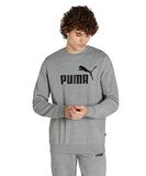 Puma Essential Big Logo Crew Heren Sweatshirt Grijs